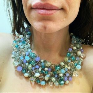 Statement pastel necklace!